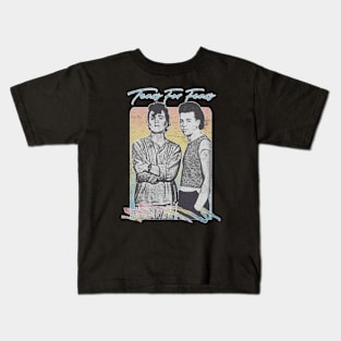 Tears For Fears // Retro Style Design Kids T-Shirt